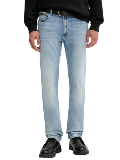 Jeans slim gamba dritta Calvin Klein | LV04RD900G35A